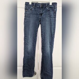 American Eagle Women's Skinny Stretch Jeans In Soft Classic Blue 12 Long